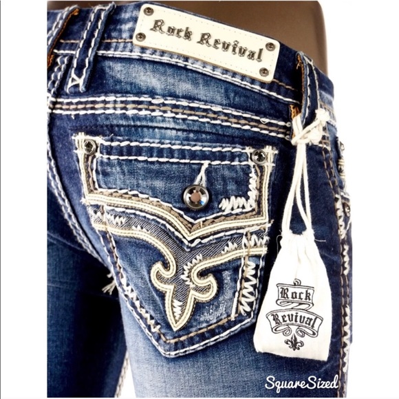 Rock Revival Denim - Rock Revival Janelle Straight Jeans - 26